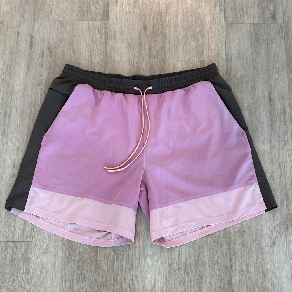 Lululemon Pink Running Shorts Pace Breaker